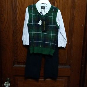 3 pc. Sweater Vest Set